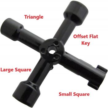 4 WAY PLUMBING KEY (S4600)