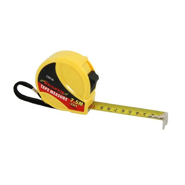 7.5M RETRACTABLE METAL TAPE MEASURE