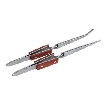 2pc FIBRE GRIP TWEEZERS