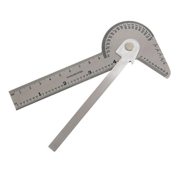 STEEL MULTI USE RULER & GAUGE PROTRACTOR