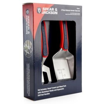 2pc BALCONY GARDEN TOOL SET FORK & TROWEL SET