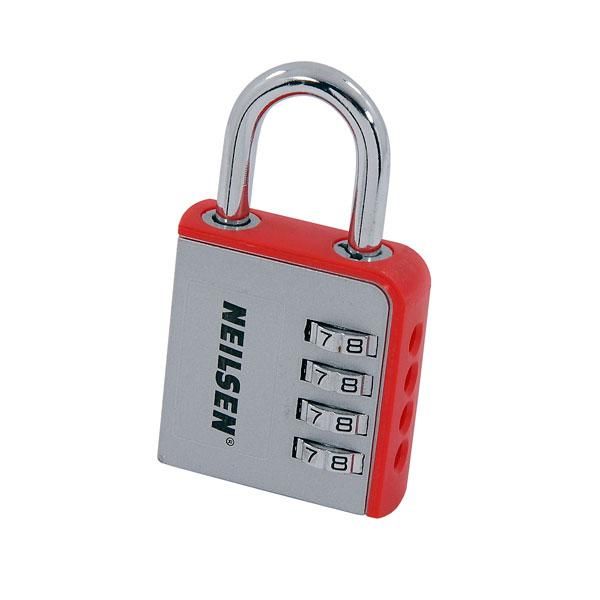 8cm 4 DIGIT DIAL NUMBER COMBINATION PADLOCK (3871)