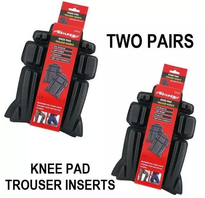 TWO PAIR KNEE FOAM PAD PROTECTORS