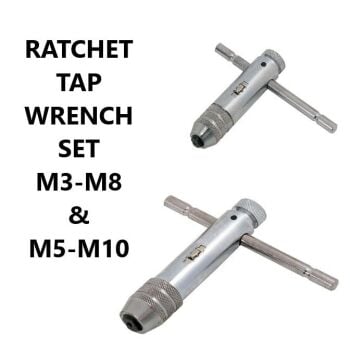 2pc TAP WRENCH M3-M8 & M5-M10 SET