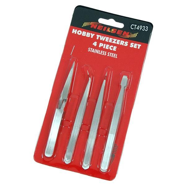 4pc TWEEZER SET (4933)