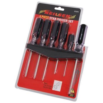 6pc STAR DRIVER TORX SCREWDRIVER SET (2376)