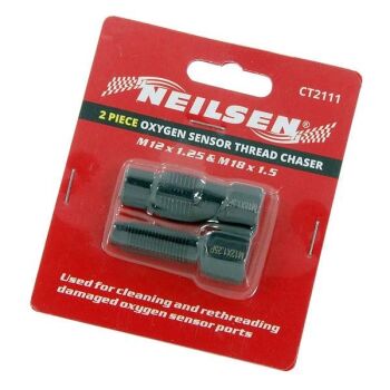2pc OXYGEN SENSOR EXHAUST THREAD CHASER (2111)