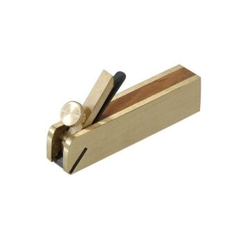 MINI BRASS BULL NOSE WOODWORKING PLANE (0797)