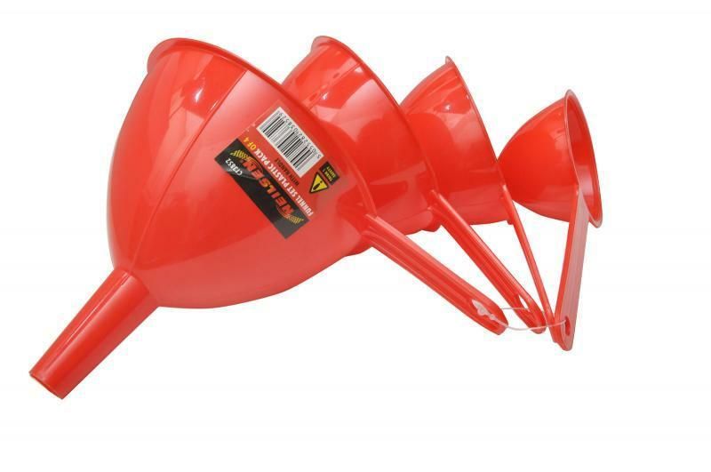4pc PLASTIC FUNNEL & HANDLE SET (3852)