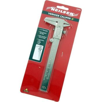 5" STEEL VERNIER MEASURING CALIPER GAUGE (0596)