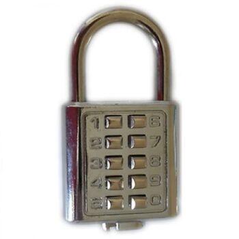 40mm 10 DIGIT COMBINATION SECURITY PADLOCK (2245)