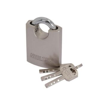 50mm TOP SECURITY PADLOCK LOCK & 3 KEYS (2363)