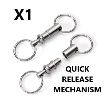 BUSHCRAFT CAMPING HIKING QUICK RELEASE KEYRING