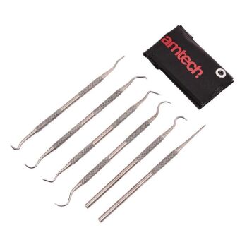 6pc HOOK & PICK PROBE SET & CASE (R0325)