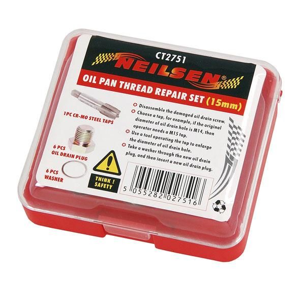 15mm OIL PAN THREAD REPAIR KIT SET (2751)