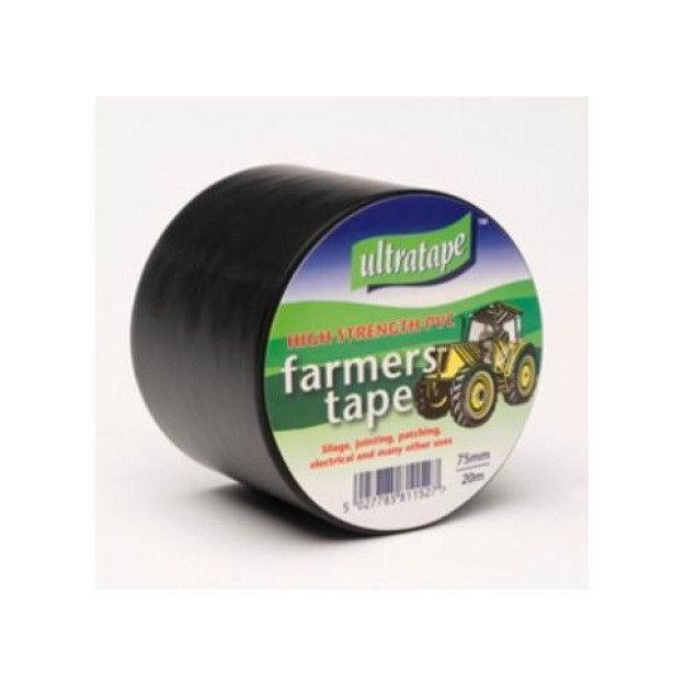 FARMERS TAPE HIGH STRENGTH PVC 75mm x 20M (SILAGE7520)