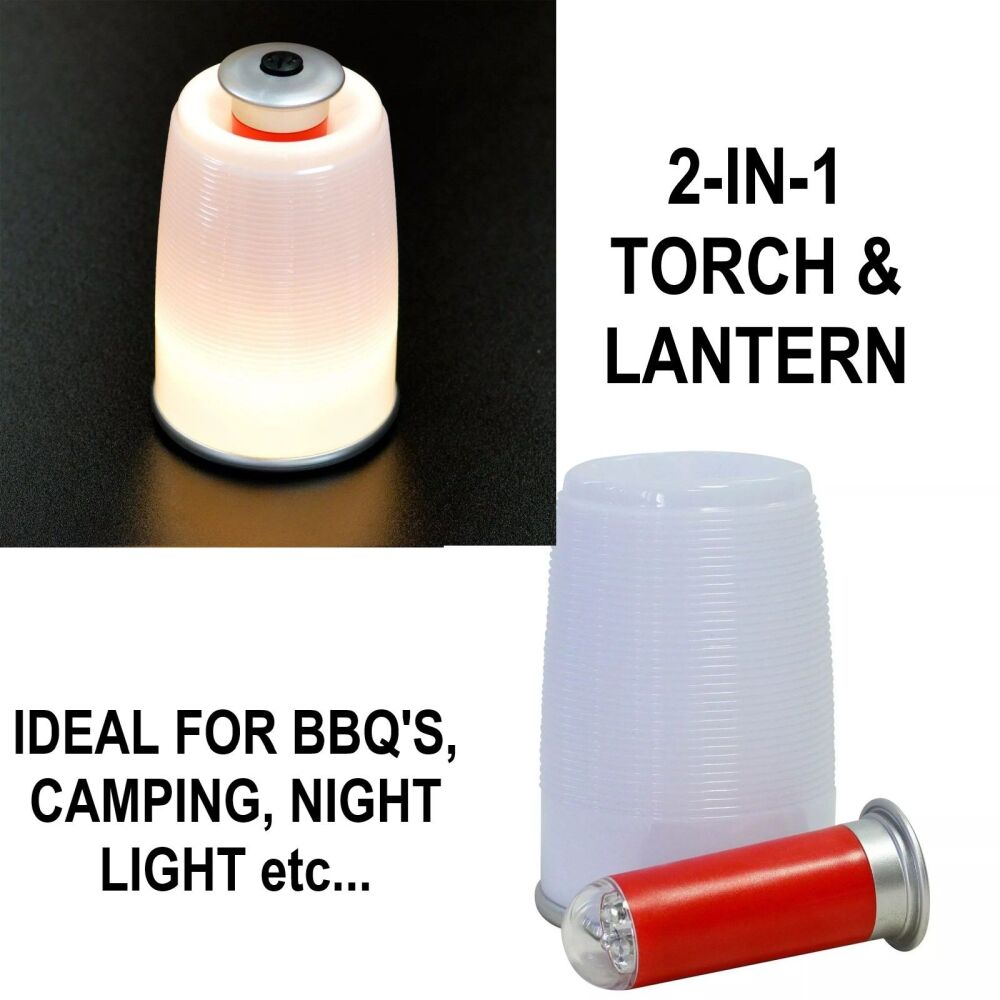 2-IN-1 TORCH & LANTERN REMOVABLE 3 LED (S8142)