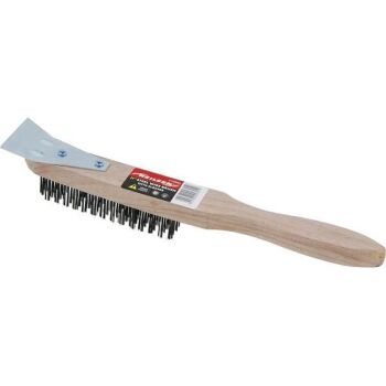 STEEL WIRE BRUSH & SCRAPER (2804)