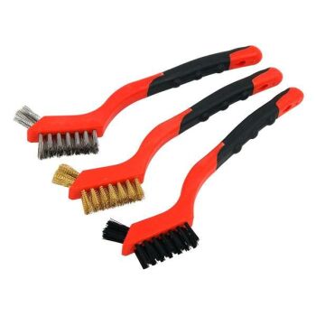 3pc 7" WIRE HAND BRUSH SET (4554)