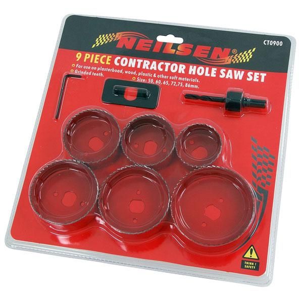 9pc HOLE SAW SET (0900)