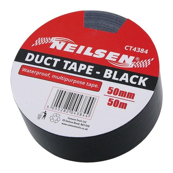 50m BLACK GAFFER TAPE (4384)