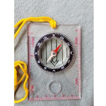 LINDER MILITARY HIKING MAP COMPASS & LANYARD (381060)