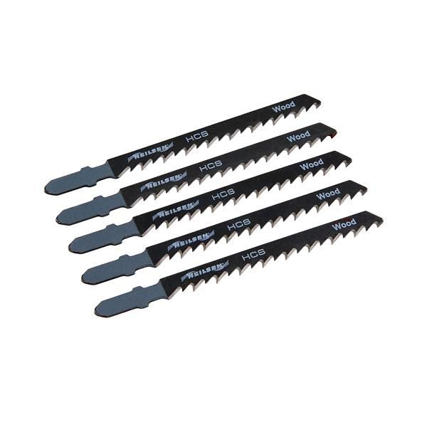 5pc JIGSAW BLADE SET T SHANK WOOD (3122)