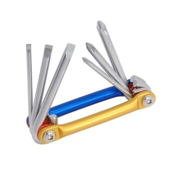 6pc FOLDING SCREWDRIVER SET (1494)