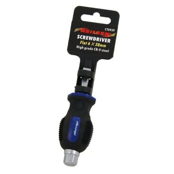 SCREWDRIVER FLAT 6 x 38mm (0939)