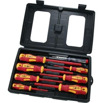 7pc VDE INSULATED SCREWDRIVER SET & 240V VOLT TESTER