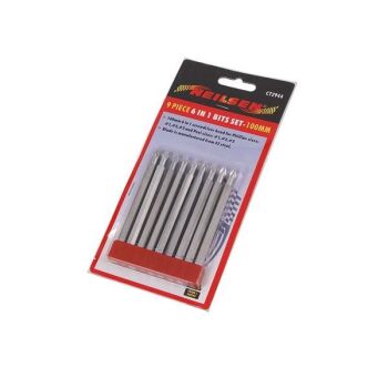 9pc 100mm MULTI HEADED BIT SET (2944)