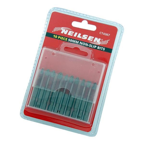 10pc 50mm NON-SLIP BIT SET (4367)