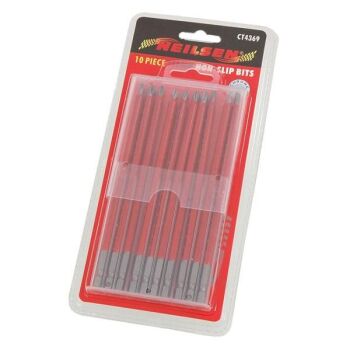 10pc 150mm NON-SLIP BIT SET (4369)