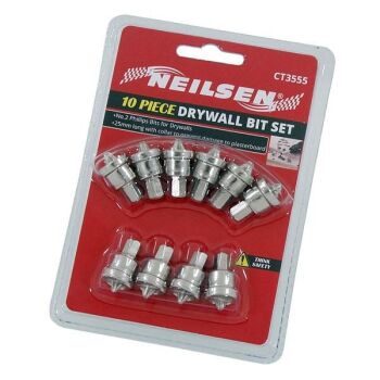 10pc DRY WALL BIT SET (3555)