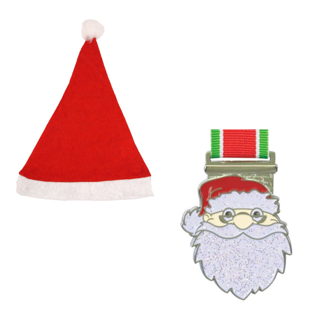*Santa Run Package - Hat and Medal