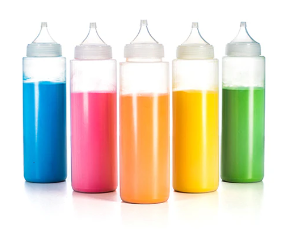 Colour Powder Squeeze Bottles (350g)