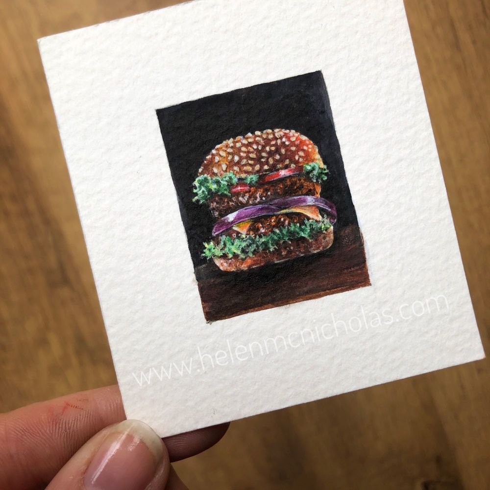 BURGER - TINY PAINTING