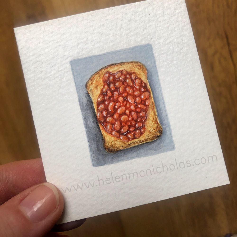 BEANS ON TOAST - TINY PAINTING