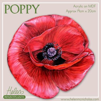 ORIGINAL PAINTING - POPPY