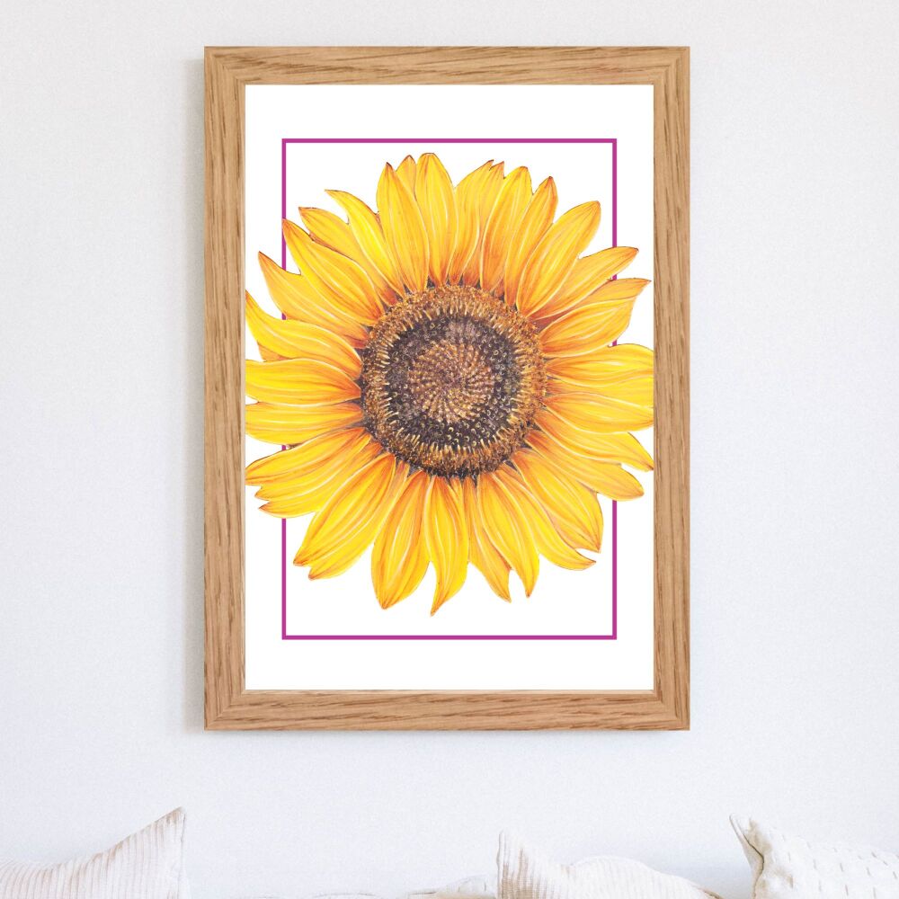 'Sunflower' - Art Print