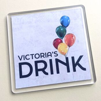 PERSONALISED BALLOONS COASTER