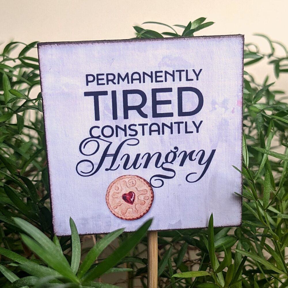 PERMANENTLY TIRED HOUSEPLANT STAKE