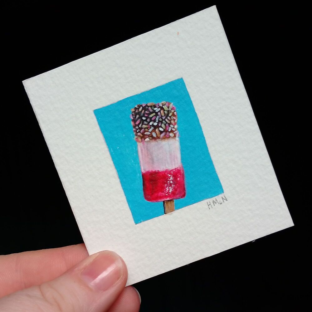 TINY ORIGINAL PAINTING - FAB LOLLY