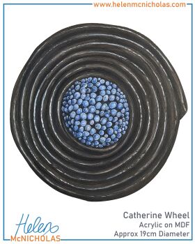 ORIGINAL PAINTING - CATHERINE WHEEL