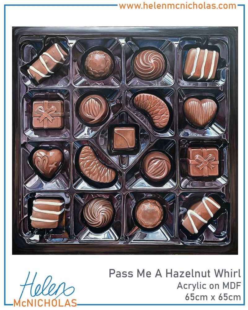 ORIGINAL PAINTING - PASS ME A HAZELNUT WHIRL