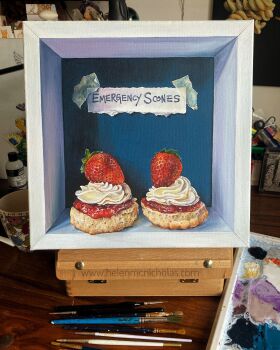 ORIGINAL PAINTING - EMERGENCY SCONES