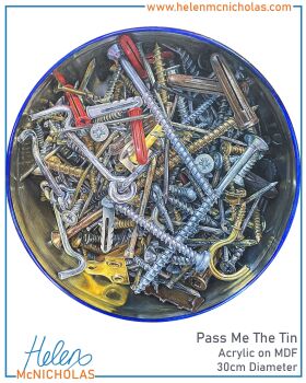 ORIGINAL PAINTING- PASS ME THE TIN