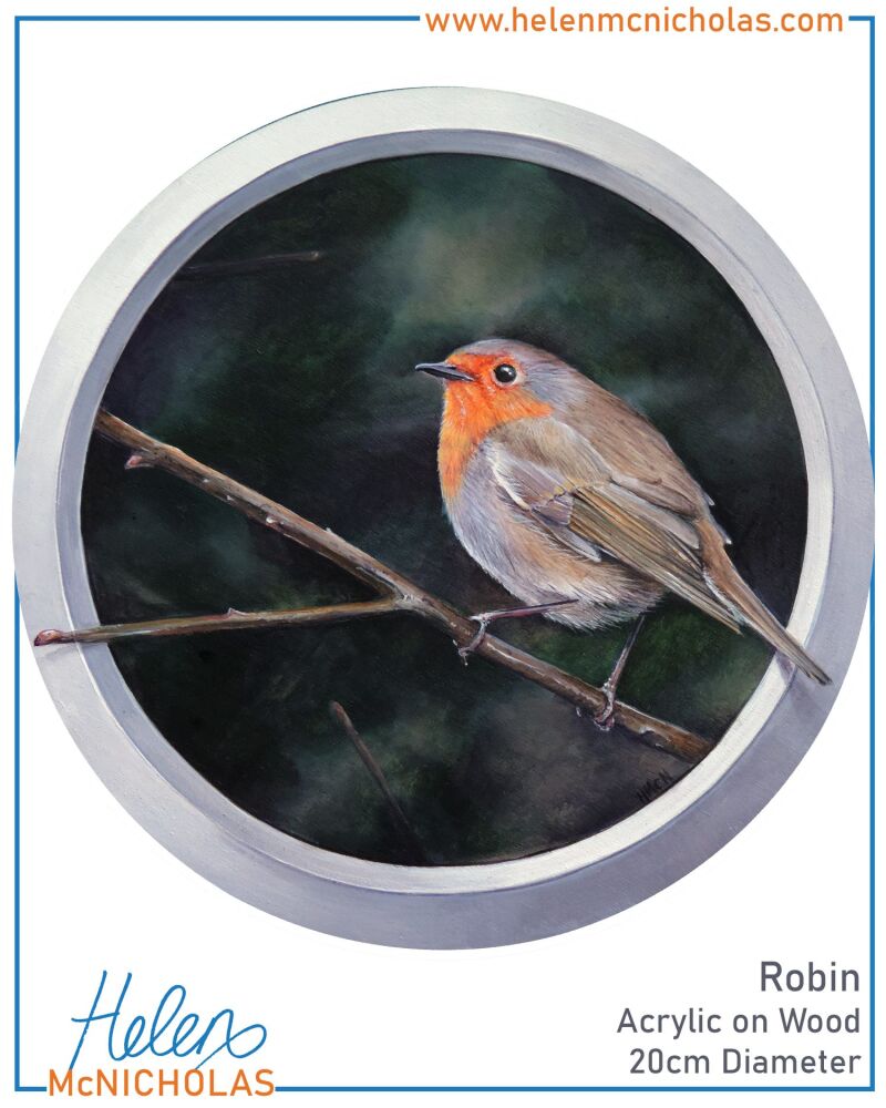 ORIGINAL PAINTING - ROBIN