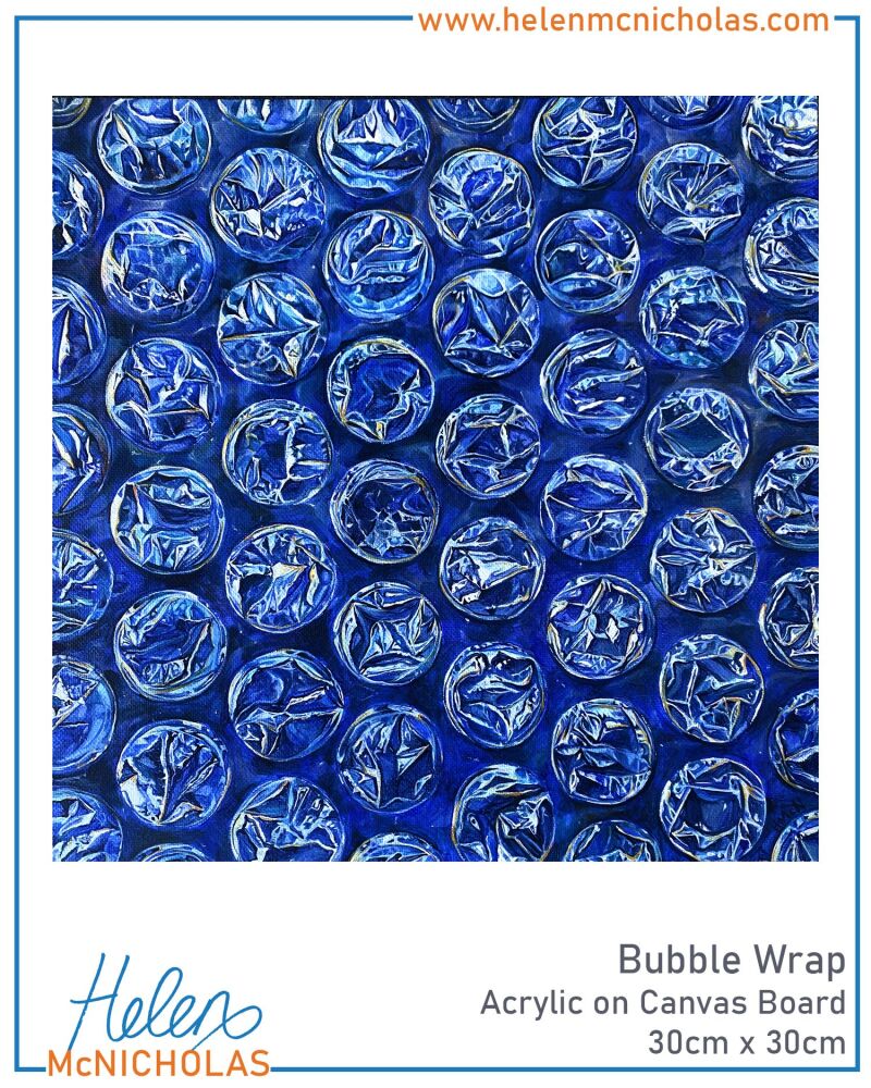 ORIGINAL PAINTING - BUBBLE WRAP