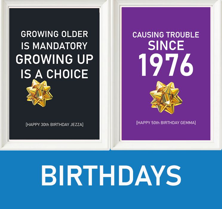 BIRTHDAYS